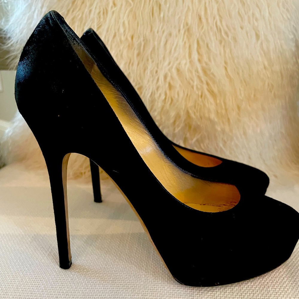 Jimmy Choo Suede Stiletto Heels